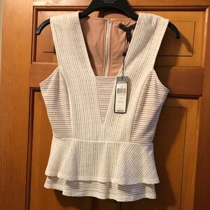 BCBG Maxazria Peplum  “ Glorya” Top
